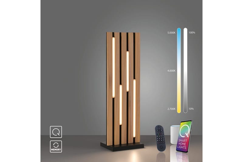 Q-Akustik Paul Neuhaus Bordlampe - Belysning - Innendørsbelysning & Lamper - Nattlampe - Nattlampe bord