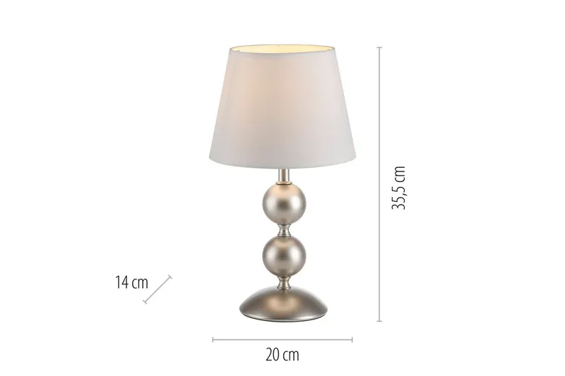 Siena Just Light Bordlampe - Belysning - Innendørsbelysning & Lamper - Nattlampe - Nattlampe bord