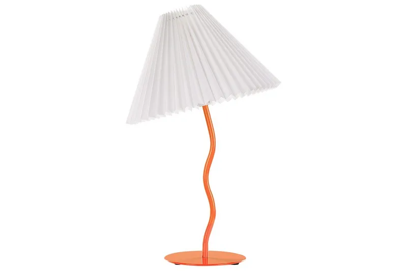 Skiros Bordlampe 48 cm E27, Oransje/Hvit
