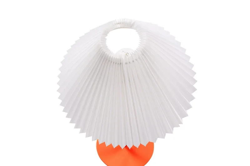 Skiros Bordlampe 48 cm E27 - Oransje/Hvit - Belysning - Innendørsbelysning & Lamper - Nattlampe - Nattlampe bord