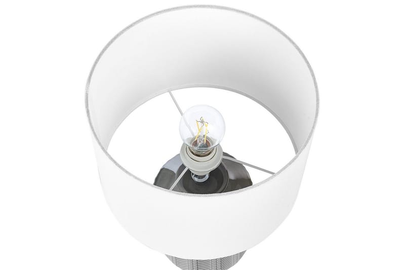 Soya Bordlampe 43 cm E27 - Grå/Hvit - Belysning - Innendørsbelysning & Lamper - Nattlampe - Nattlampe bord