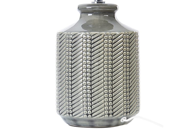 Soya Bordlampe 43 cm E27 - Grå/Hvit - Belysning - Innendørsbelysning & Lamper - Nattlampe - Nattlampe bord
