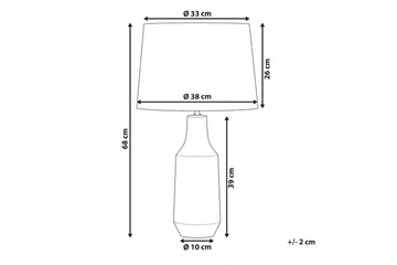 Tavolara Bordlampe 68 cm E27 - Svart/Hvit - Belysning - Innendørsbelysning & Lamper - Nattlampe - Nattlampe bord