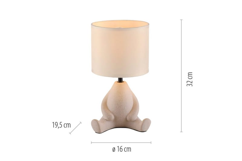 Ted Just Light Bordlampe - Belysning - Innendørsbelysning & Lamper - Nattlampe - Nattlampe bord