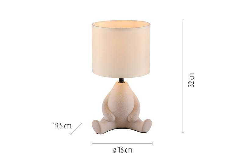 Ted Just Light Bordlampe - Belysning - Innendørsbelysning & Lamper - Nattlampe - Nattlampe bord