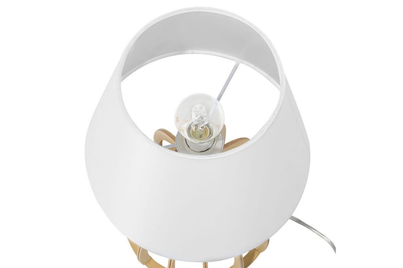 Thasall Bordlampe 36 cm E14 - Natur/Hvit - Belysning - Innendørsbelysning & Lamper - Nattlampe - Nattlampe bord