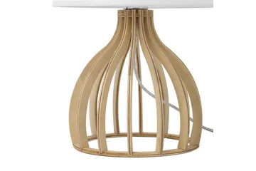 Thasall Bordlampe 36 cm E14 - Natur/Hvit - Belysning - Innendørsbelysning & Lamper - Nattlampe - Nattlampe bord