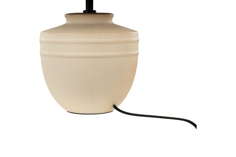 Thira Bordlampe 44 cm E27 - Beige/Svart - Belysning - Innendørsbelysning & Lamper - Nattlampe - Nattlampe bord