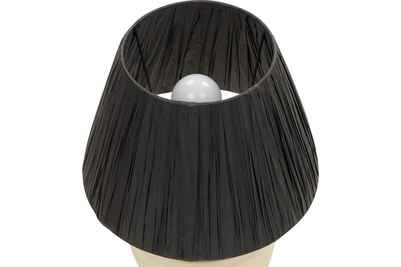 Thira Bordlampe 44 cm E27 - Beige/Svart - Belysning - Innendørsbelysning & Lamper - Nattlampe - Nattlampe bord