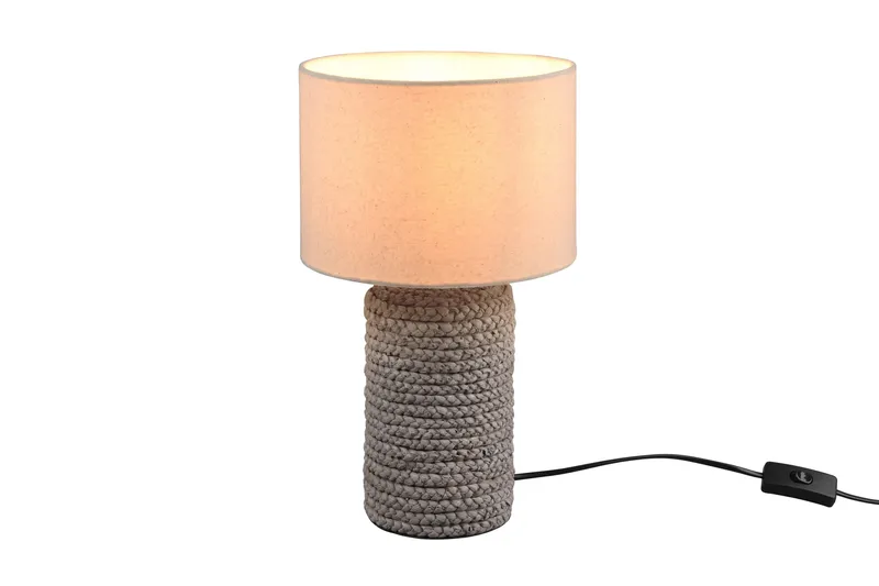 Trio Lighting Mala bordlampe E27 38 cm beige - Belysning - Innendørsbelysning & Lamper - Nattlampe - Nattlampe bord