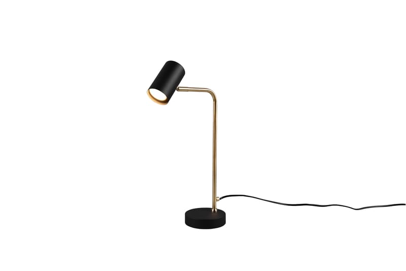 Trio Lighting Marley bordlampe GU10 matt messing/matt svart - Messing/Matt svart - Belysning - Innendørsbelysning & Lamper - Nattlampe - Nattlampe bord