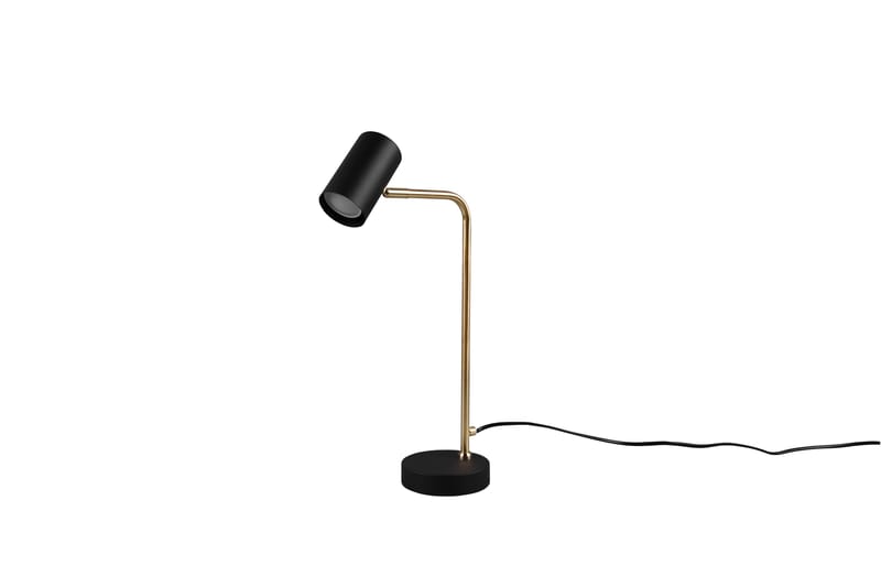 Trio Lighting Marley bordlampe GU10 matt messing/matt svart - Messing/Matt svart - Belysning - Innendørsbelysning & Lamper - Nattlampe - Nattlampe bord