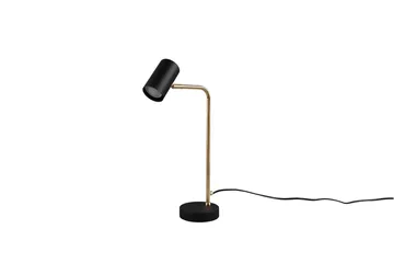 Trio Lighting Marley bordlampe GU10 matt messing/matt svart - Messing/Matt svart - Belysning - Innendørsbelysning & Lamper - Nattlampe - Nattlampe bord