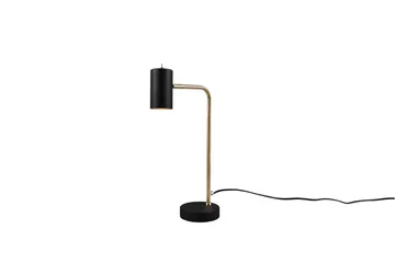 Trio Lighting Marley bordlampe GU10 matt messing/matt svart - Messing/Matt svart - Belysning - Innendørsbelysning & Lamper - Nattlampe - Nattlampe bord