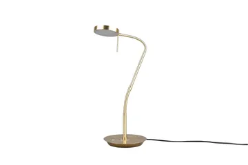 Trio Lighting Monza LED bordlampe matt messing - Belysning - Innendørsbelysning & Lamper - Nattlampe - Nattlampe bord