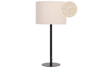 Vinkea Bordlampe 40 cm E27 - Svart/Beige - Belysning - Innendørsbelysning & Lamper - Nattlampe - Nattlampe bord