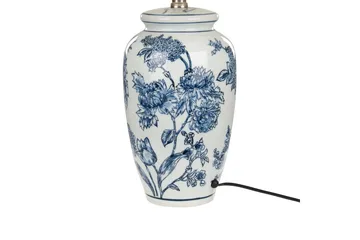 Virhal Bordlampe 54 cm E27 - Hvit/Blå - Belysning - Innendørsbelysning & Lamper - Nattlampe - Nattlampe bord