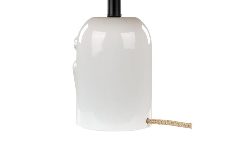 Yadasi Bordlampe 46 cm E27 - Hvit/Natur - Belysning - Innendørsbelysning & Lamper - Nattlampe - Nattlampe bord