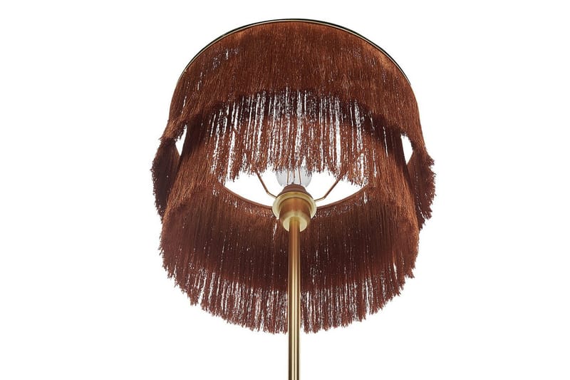 Naxte Gulvlampe 137 cm - Gull/Brun - Belysning - Innendørsbelysning & Lamper - Soveromslampe