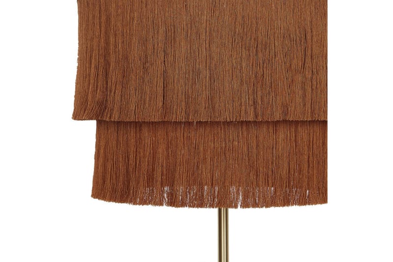 Naxte Gulvlampe 137 cm - Gull/Brun - Belysning - Innendørsbelysning & Lamper - Soveromslampe
