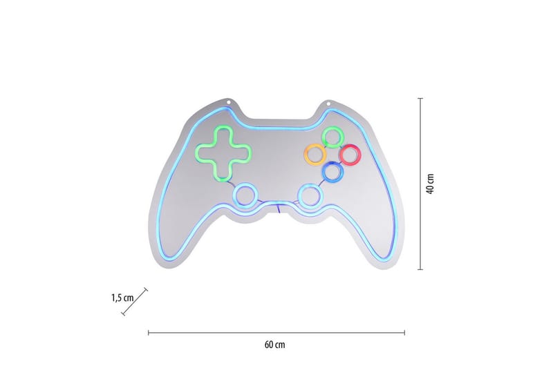 Neon-Gamer Just Light Dekorativ Lampe - Belysning - Innendørsbelysning & Lamper - Dekorasjonsbelysning