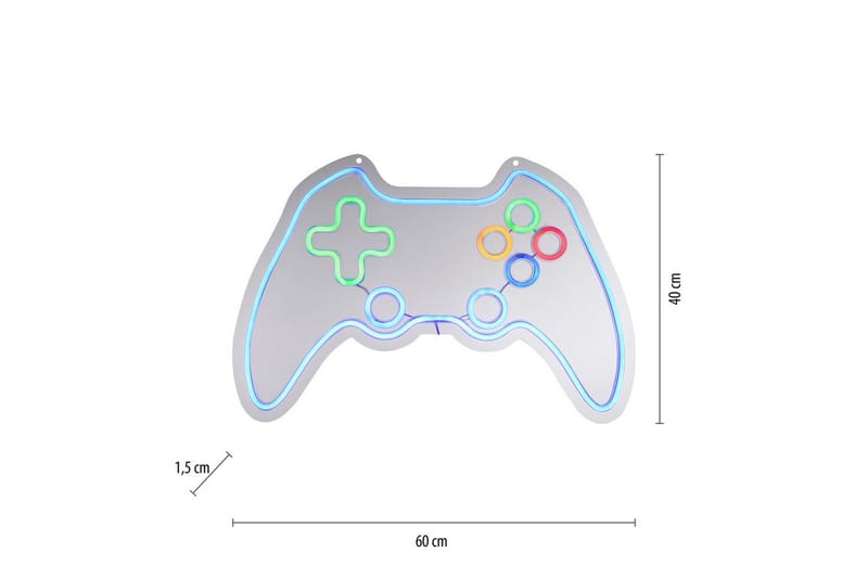 Neon-Gamer Just Light Dekorativ Lampe - Belysning - Innendørsbelysning & Lamper - Dekorasjonsbelysning