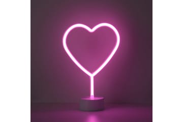 Neon-Heart Just Light Dekorativ Lampe - Belysning - Innendørsbelysning & Lamper - Dekorasjonsbelysning