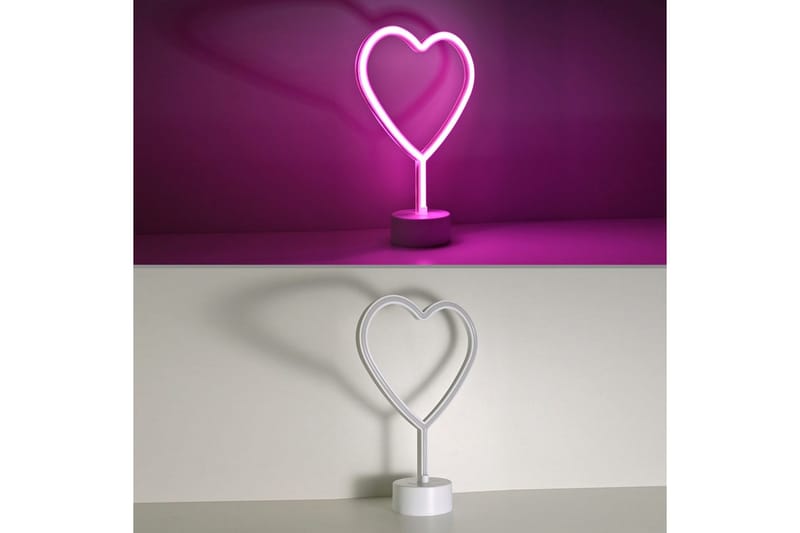 Neon-Heart Just Light Dekorativ Lampe - Belysning - Innendørsbelysning & Lamper - Dekorasjonsbelysning