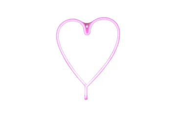 Neon-Heart Just Light Dekorativ Lampe - Belysning - Innendørsbelysning & Lamper - Dekorasjonsbelysning