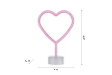 Neon-Heart Just Light Dekorativ Lampe - Belysning - Innendørsbelysning & Lamper - Dekorasjonsbelysning