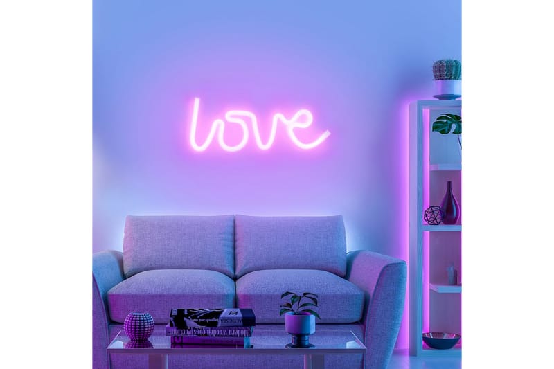 Neon-Kärlek Just Light Dekorativ Lampe - Belysning - Innendørsbelysning & Lamper - Dekorasjonsbelysning