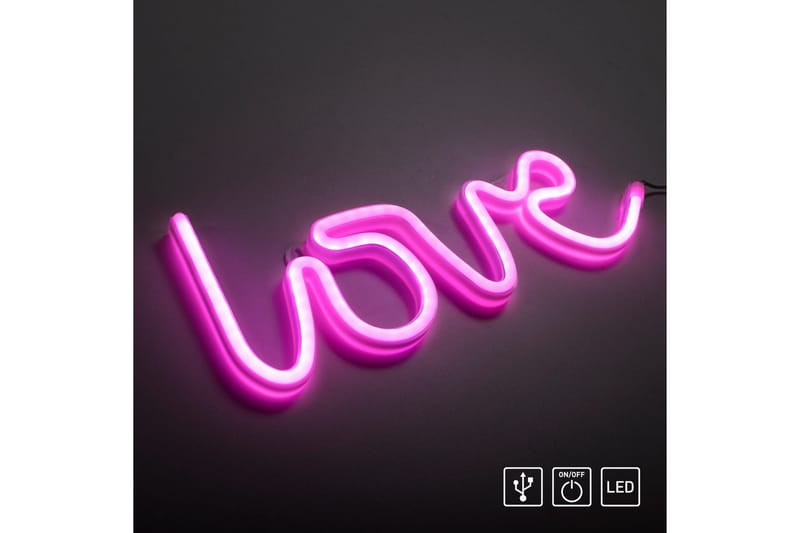 Neon-Kärlek Just Light Dekorativ Lampe - Belysning - Innendørsbelysning & Lamper - Dekorasjonsbelysning