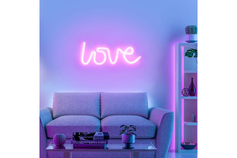 Neon-Kärlek Just Light Dekorativ Lampe - Belysning - Innendørsbelysning & Lamper - Dekorasjonsbelysning