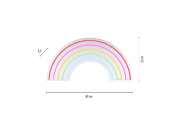 Neon-Rainbow Just Light Dekorativ Lampe - Belysning - Innendørsbelysning & Lamper - Dekorasjonsbelysning