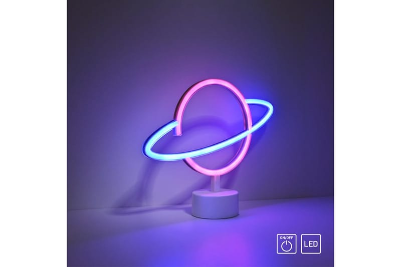 Neon-Saturnus Just Light Dekorativ Lampe - Belysning - Innendørsbelysning & Lamper - Dekorasjonsbelysning