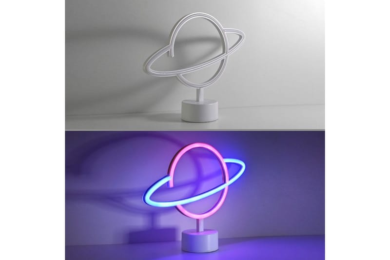 Neon-Saturnus Just Light Dekorativ Lampe - Belysning - Innendørsbelysning & Lamper - Dekorasjonsbelysning