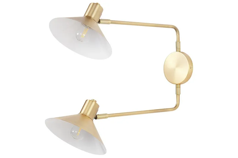Paleki Vegglampe E27 E27, Gull