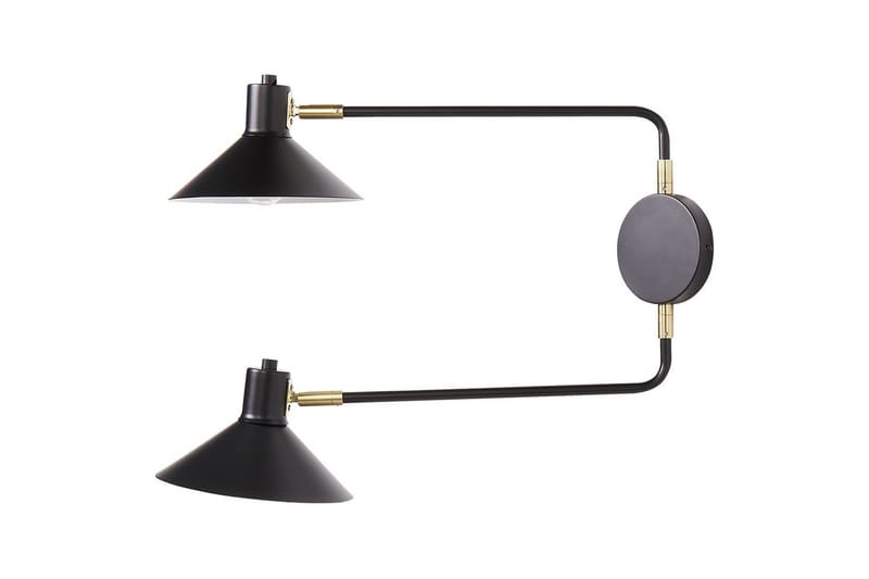 Paleki Vegglampe E27 - Svart - Belysning - Innendørsbelysning & Lamper - Nattlampe - Nattlampe vegg