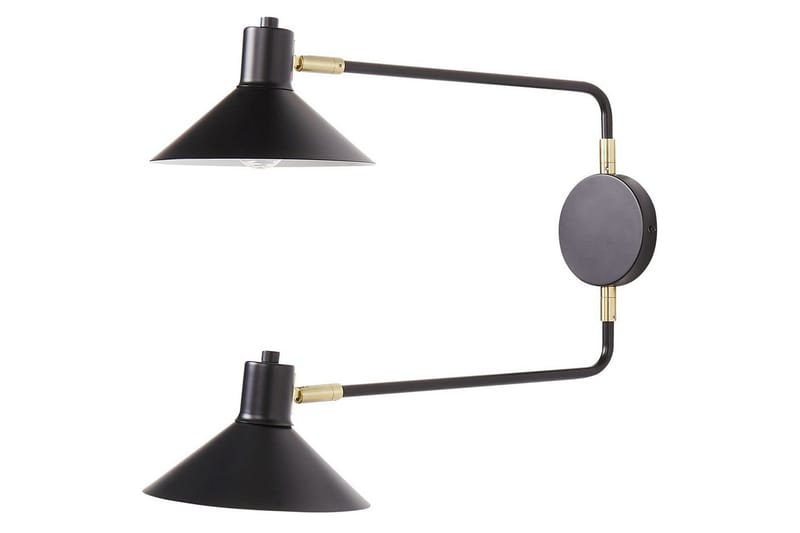 Paleki Vegglampe E27 - Svart - Belysning - Innendørsbelysning & Lamper - Nattlampe - Nattlampe vegg