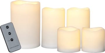 Paul sett med 5 LED-kubbelys 10 cm - elfenbenshvit - Belysning - Innendørsbelysning & Lamper - Dekorasjonsbelysning