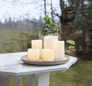 Paul sett med 5 LED-kubbelys 10 cm - elfenbenshvit - Belysning - Innendørsbelysning & Lamper - Dekorasjonsbelysning