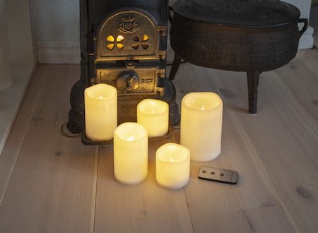 Paul sett med 5 LED-kubbelys 10 cm - elfenbenshvit - Belysning - Innendørsbelysning & Lamper - Dekorasjonsbelysning