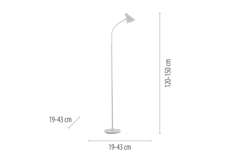 Pixie Just Light Gulvlampe - Belysning - Innendørsbelysning & Lamper - Soveromslampe