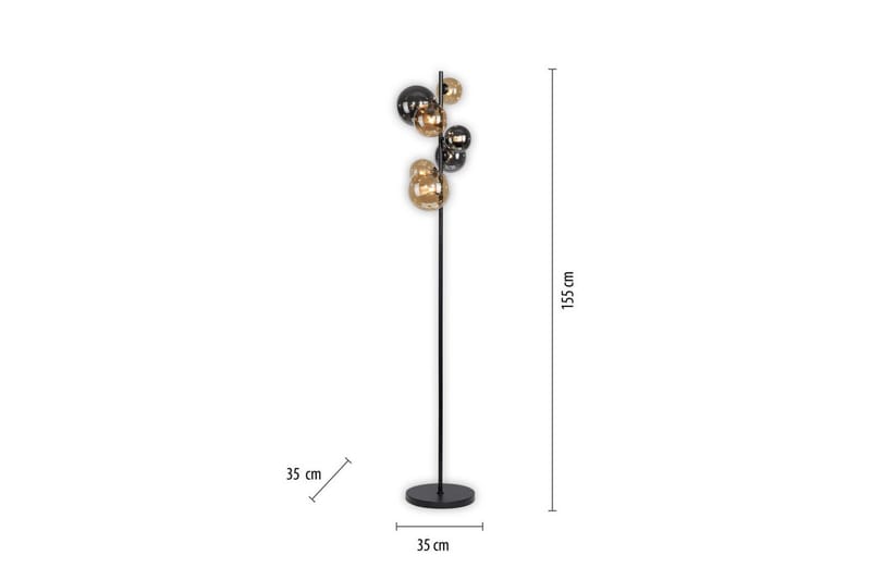 Popsicle Paul Neuhaus Gulvlampe - Belysning - Innendørsbelysning & Lamper - Soveromslampe