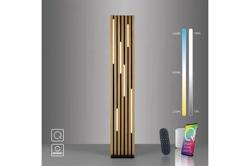 Q-Akustik Paul Neuhaus Gulvlampe - Belysning - Innendørsbelysning & Lamper - Soveromslampe