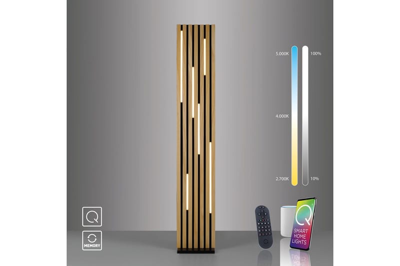 Q-Akustik Paul Neuhaus Gulvlampe - Belysning - Innendørsbelysning & Lamper - Soveromslampe