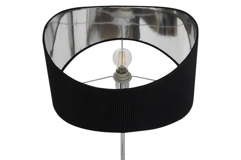 Sancalvo Gulvlampe 153 cm - Sølv/Svart - Belysning - Innendørsbelysning & Lamper - Soveromslampe