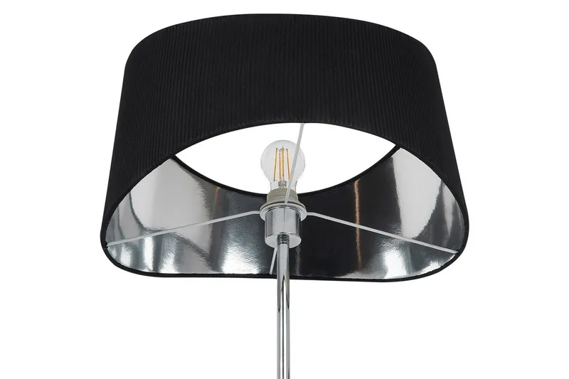 Sancalvo Gulvlampe 153 cm - Sølv/Svart - Belysning - Innendørsbelysning & Lamper - Soveromslampe