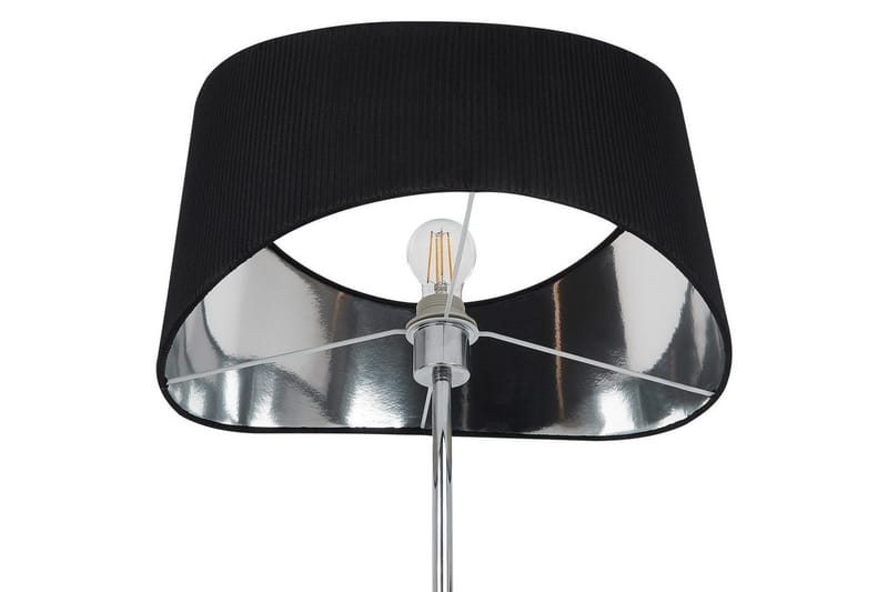 Sancalvo Gulvlampe 153 cm - Sølv/Svart - Belysning - Innendørsbelysning & Lamper - Soveromslampe