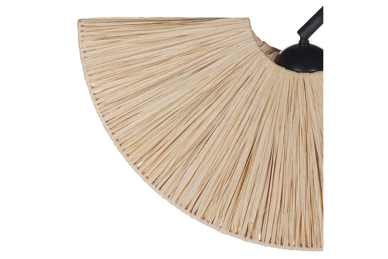 Santover Gulvlampe 189 cm - Svart/Natur - Belysning - Innendørsbelysning & Lamper - Soveromslampe